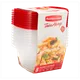 Set de Envases 16 Piezas Cuadradas Takealongs Rubbermaid (1.253 ml)